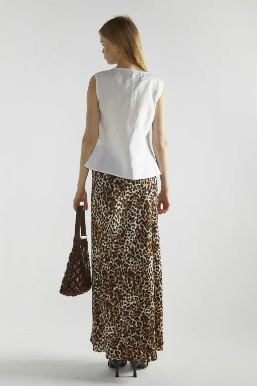 Glamorous Midi & Midaxi Skirts|Leopard Swing Midaxi-Skirt -