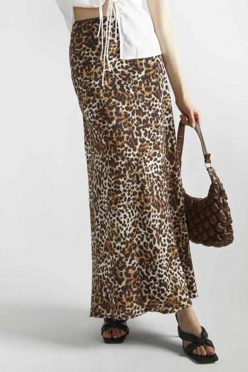 Glamorous Midi & Midaxi Skirts|Leopard Swing Midaxi-Skirt -