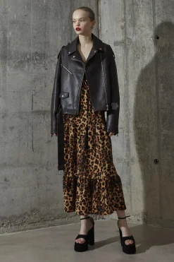 Glamorous Day Dresses|Maxi Dresses|Leopard Wrap Maxi-Dress -
