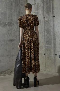 Glamorous Day Dresses|Maxi Dresses|Leopard Wrap Maxi-Dress -