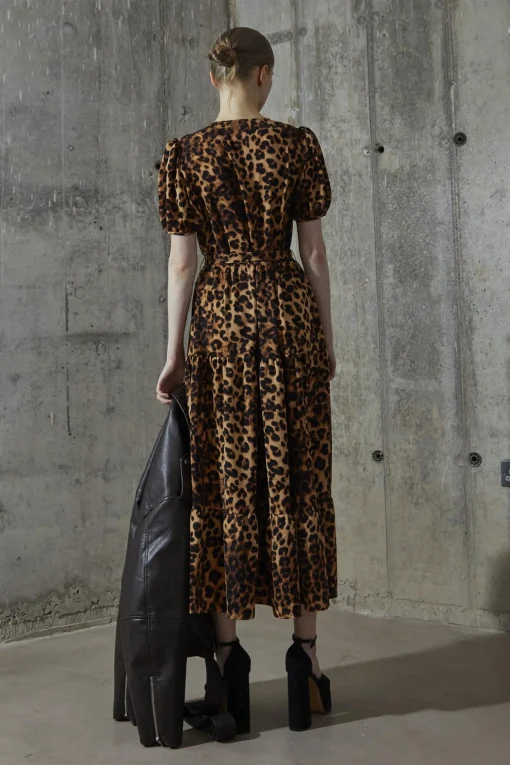 Glamorous Day Dresses|Maxi Dresses|Leopard Wrap Maxi-Dress -