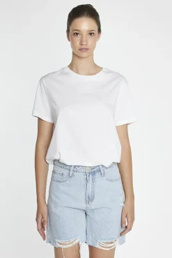 Glamorous Denim Shorts|Light Blue-Wash Loose Fit Denim-Shorts -