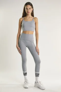 Glamorous Co-ords|Leggings|Light Grey Seamless-Full-Length Leggings -
