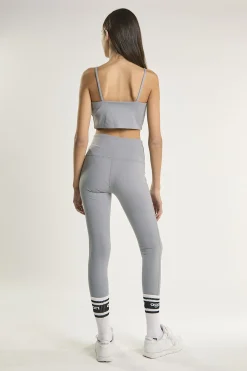 Glamorous Co-ords|Leggings|Light Grey Seamless-Full-Length Leggings -