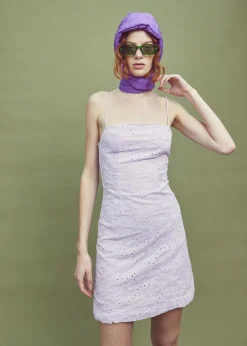 Glamorous Day Dresses|Mini Dresses|Lilac Strappy Mini Dress -