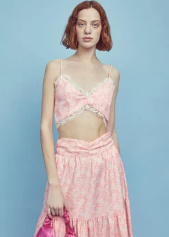 Glamorous Tops|Co-ords|Mae Co-ord Lace Trim Bralet -