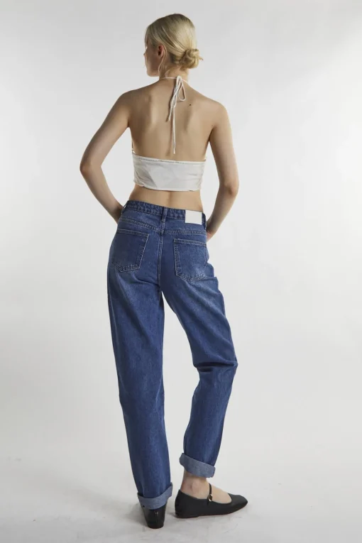 Glamorous Mom Jeans|Mid-Stonewash Mom Jeans -