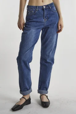 Glamorous Mom Jeans|Mid-Stonewash Mom Jeans -