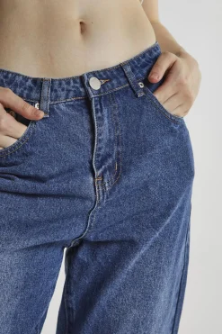 Glamorous Mom Jeans|Mid-Stonewash Mom Jeans -