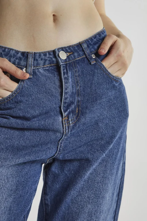 Glamorous Mom Jeans|Mid-Stonewash Mom Jeans -