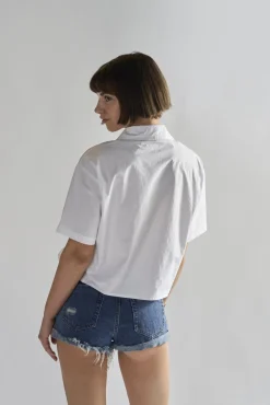 Glamorous Denim Shorts|Mid-Stonewash Ripped Denim Shorts -