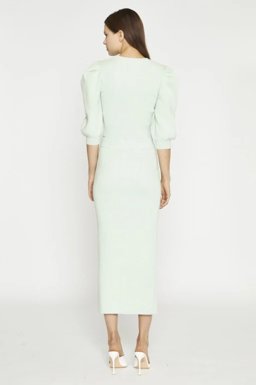 Glamorous Jumpers|Mint Ribbed Crop-Jumper -