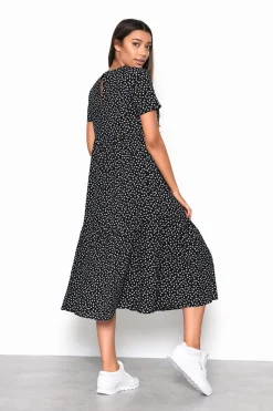 Glamorous Day Dresses|Midi & Midaxi Dresses|Mono-Flowers Tiered Midaxi-Dress -