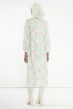 Glamorous Best Dressed Guest|Day Dresses|Multi Blurred Floral Long-Sleeve Midi-Dress -