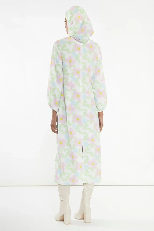 Glamorous Best Dressed Guest|Day Dresses|Multi Blurred Floral Long-Sleeve Midi-Dress -