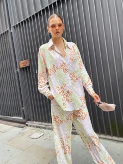 Glamorous Co-ords|Blouses & Shirts|Multi Leopard Button Front Shirt -