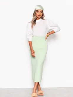 Glamorous Blouses & Shirts|Off White Volume Sleeve Blouse -