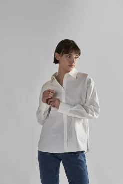 Glamorous Blouses & Shirts|Off-White Button-Up Tops -