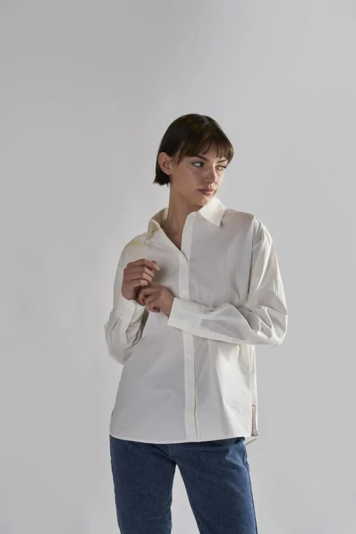 Glamorous Blouses & Shirts|Off-White Button-Up Tops -