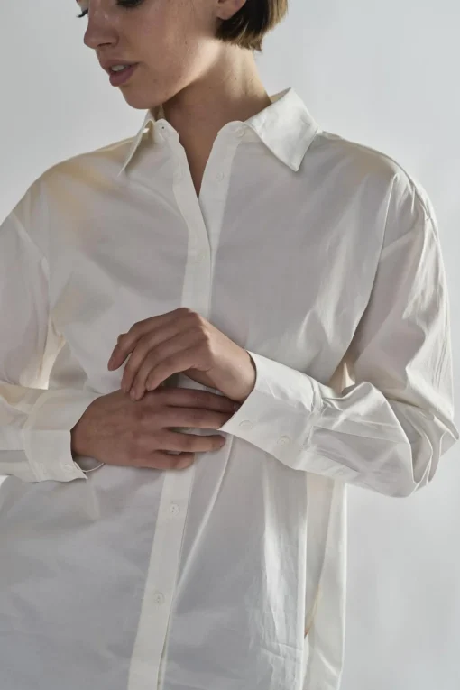 Glamorous Blouses & Shirts|Off-White Button-Up Tops -