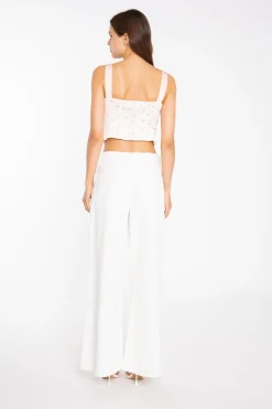 Glamorous Wide Leg Jeans|Wide Leg Trousers|Off-White Extra Wide-Leg Jeans -