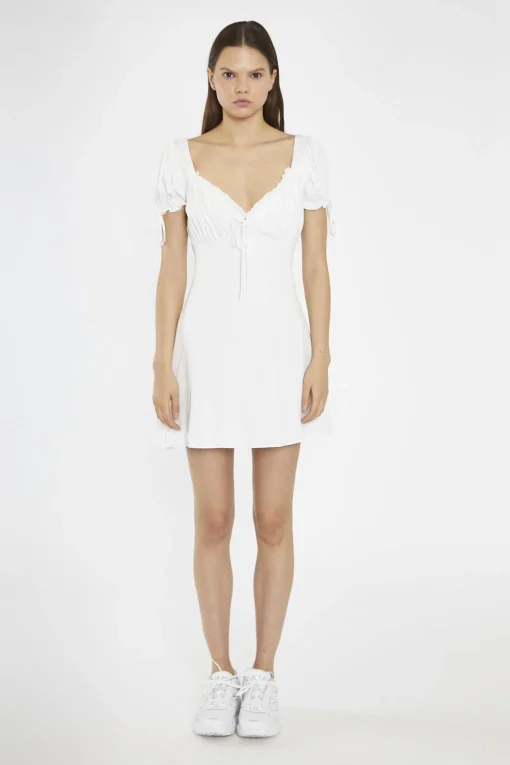 Glamorous Day Dresses|Mini Dresses|Off-White Milkmaid Mini-Dress -