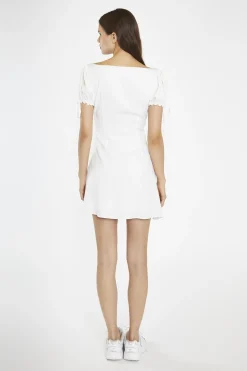 Glamorous Day Dresses|Mini Dresses|Off-White Milkmaid Mini-Dress -