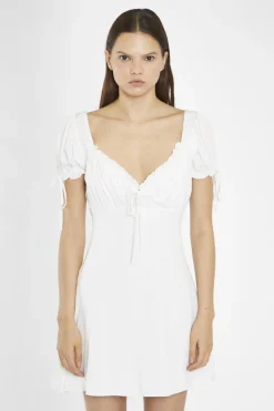 Glamorous Day Dresses|Mini Dresses|Off-White Milkmaid Mini-Dress -