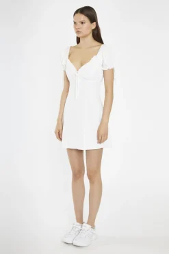Glamorous Day Dresses|Mini Dresses|Off-White Milkmaid Mini-Dress -