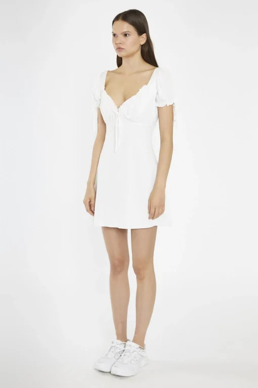Glamorous Day Dresses|Mini Dresses|Off-White Milkmaid Mini-Dress -