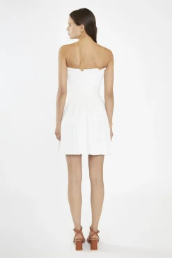 Glamorous Day Dresses|Mini Dresses|Off-White Smocked Mini-Dress -
