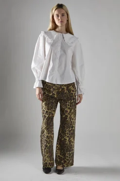 Glamorous Blouses & Shirts|Off-White Statement-Collar Blouse -