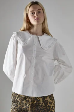 Glamorous Blouses & Shirts|Off-White Statement-Collar Blouse -