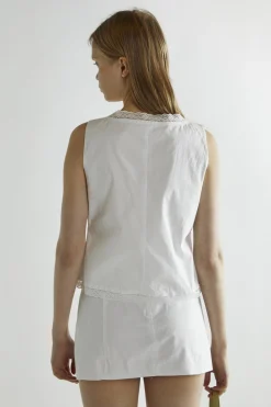 Glamorous Blouses & Shirts|Off-White Tie-Front Top -