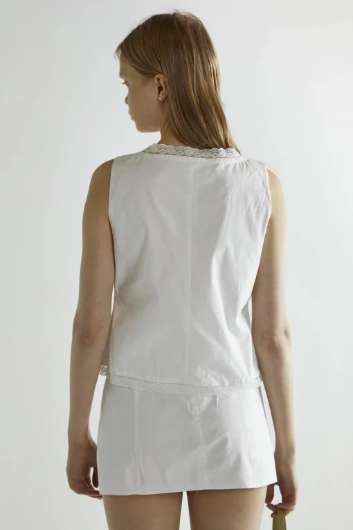 Glamorous Blouses & Shirts|Off-White Tie-Front Top -