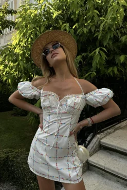 Glamorous Dresses|Day Dresses|Picnic Floral A-Line Mini-Dress -