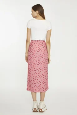 Glamorous Midi & Midaxi Skirts|Pink Strawberry-Print Midaxi-Skirt -