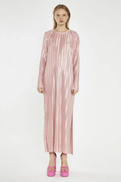 Glamorous Day Dresses|Maxi Dresses|Pink-Plisse Maxi-Dress -