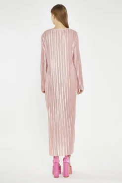 Glamorous Day Dresses|Maxi Dresses|Pink-Plisse Maxi-Dress -