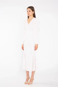 Glamorous Best Dressed Guest|Midi & Midaxi Dresses|Pink-Watercolour Wrap Midi-Dress -