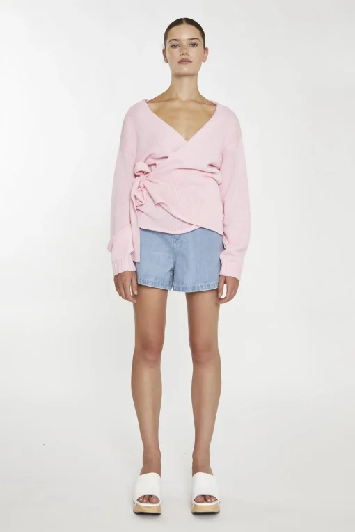 Glamorous Cardigans|Pretty-Pink Wrap -Cardigan -