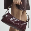 Glamorous Shoulder Bags|Red Croc-Pu Shoulder Bag -