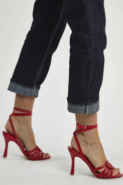 Glamorous Heels|Red Heart Strappy Heels -