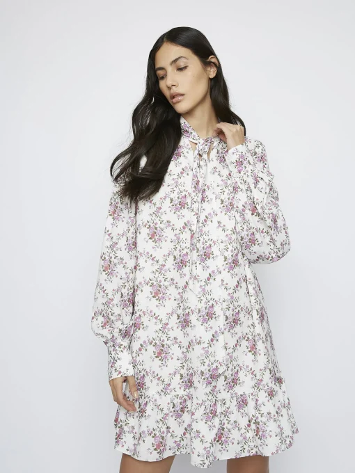 Glamorous Mini Dresses|Mini Dresses|Romantic Floral Mini Dress -