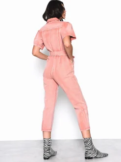 Glamorous Jumpsuits|Rose Wash Denim Jumpsuit -