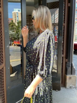 Glamorous Chic Escapes|Day Dresses|Rosebud Floral Tiered Wrap Front Midaxi-dress -