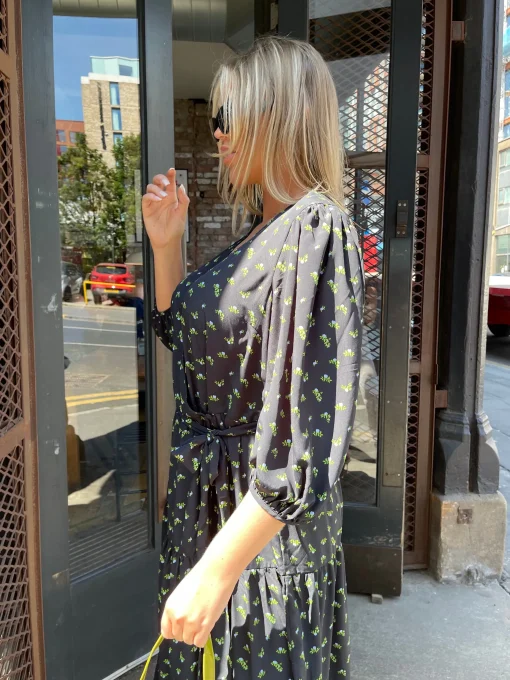 Glamorous Chic Escapes|Day Dresses|Rosebud Floral Tiered Wrap Front Midaxi-dress -