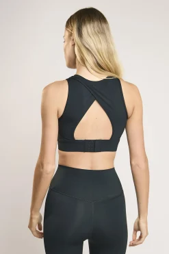 Glamorous Tops|Signature Black Open-Back Crop-Top -