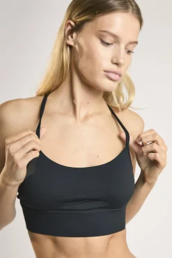 Glamorous Tops|Signature Black Scoop-Neck Crop-Top -