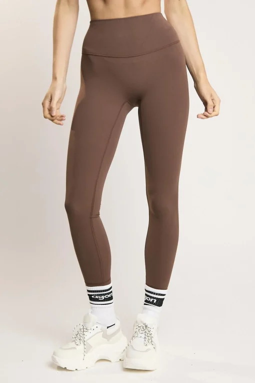 Glamorous Bottoms|Leggings|Signature Chestnut Full-Length Leggings -